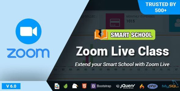 Smart School Zoom Live Class Nulled Script