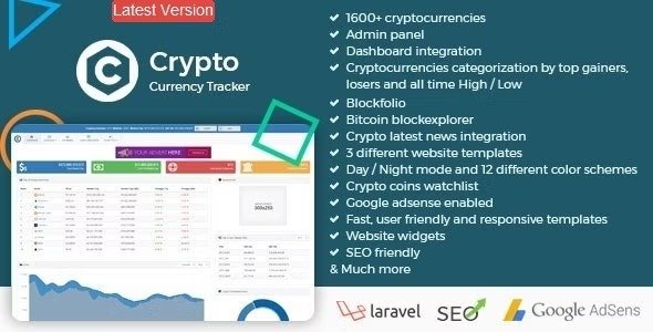 Crypto Currency Tracker Nulled Script